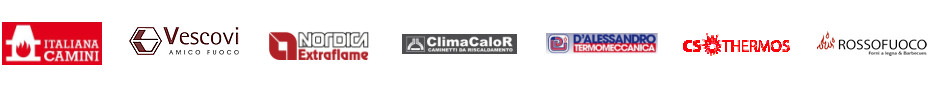 Climacalor, CS Thermos, D'Alessandro Termomeccanica, Italiana Camini, La Nordica Extraflame, Rossofuoco, Vescovi