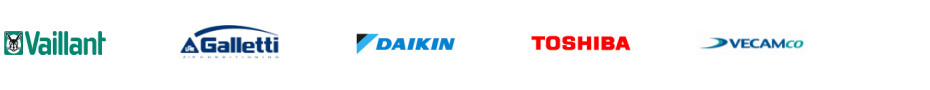Daikin, Toshiba, Vaillant, Vecamco