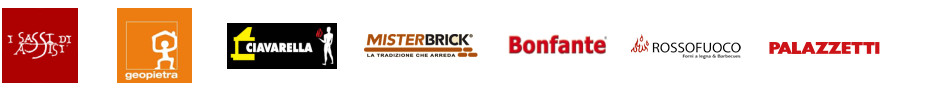 Bonfante, Ciavarella, Geopietra, I Sassi di Assisi, Misterbrick, Palazzetti, Rossofuoco