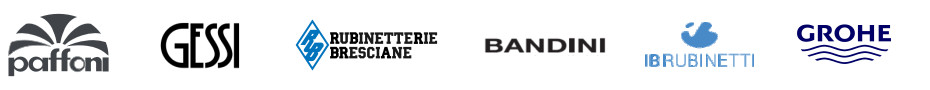 Bandini, Gessi, Grohe, IB Rubinetterie, Paffoni, Rubinetterie Bresciane