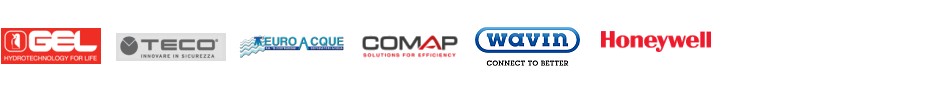Comap, Euroacque, Gel, Honeywell, Teco, Wavin