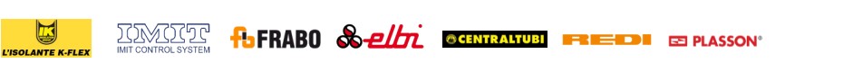 Centraltubi, Elbi, Frabo, IMIT Control System, K-flex, Plasson, Redi