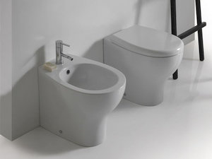 Offerta, coppia di sanitari Galassia Eden a terra BTW