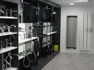 Showroom Cristina Rubinetterie presso la Termoidraulica Nigrelli, Guidonia, Roma