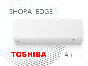 Climatizzatore Toshiba Shorai Edge R32 classe A+++ in offerta a prezzo speciale con extra sconto, Termoidraulica Nigrelli, Guidonia, Roma