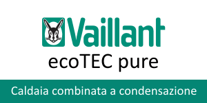 Caldaia combinata a condensazione Vaillant ecoTEC Pure in offerta ad un prezzo speciale