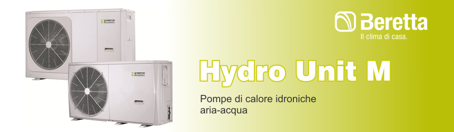 Pompe di calore idroniche Beretta Hydro Unit M aria-acqua in offerta a prezzi scontati