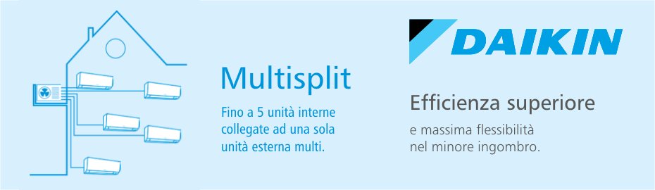 Climatizzatori Daikin Multisplit in offerta