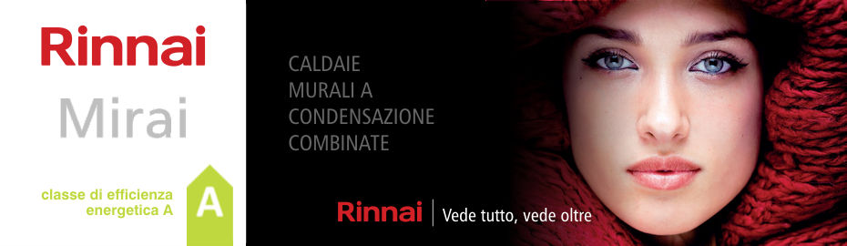 Rinnai Mirai, caldaie a condensazione in offerta