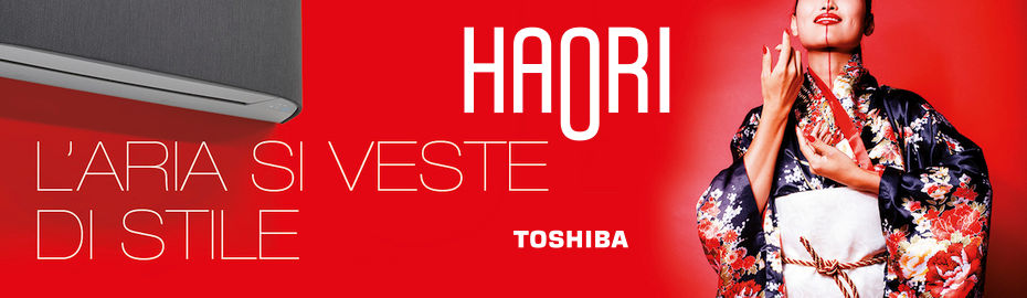 Climatizzatore Toshiba Haori R32 classe A+++ in offerta ad un prezzo speciale