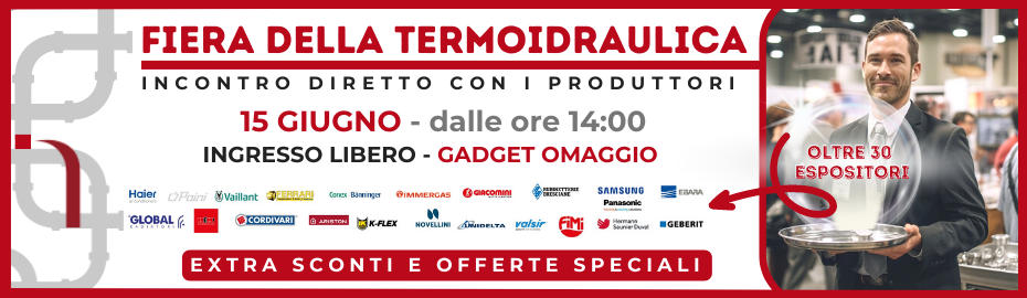 Roadshow 2023, mercoledi 10 luglio ore 14-20 presso la sede della Termoidraulica Nigrelli
