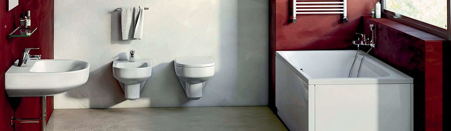 Ceramiche e sanitari bagno in mostra alla Termoidraulica Nigrelli, Guidonia, Roma