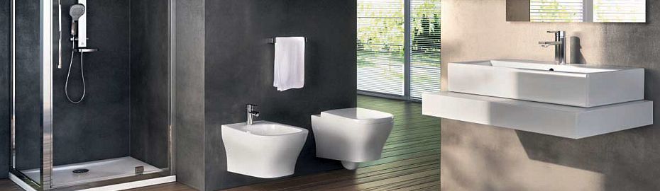 Ceramiche e sanitari bagno, showroom presso la Termoidraulica Nigrelli di Guidonia, Roma